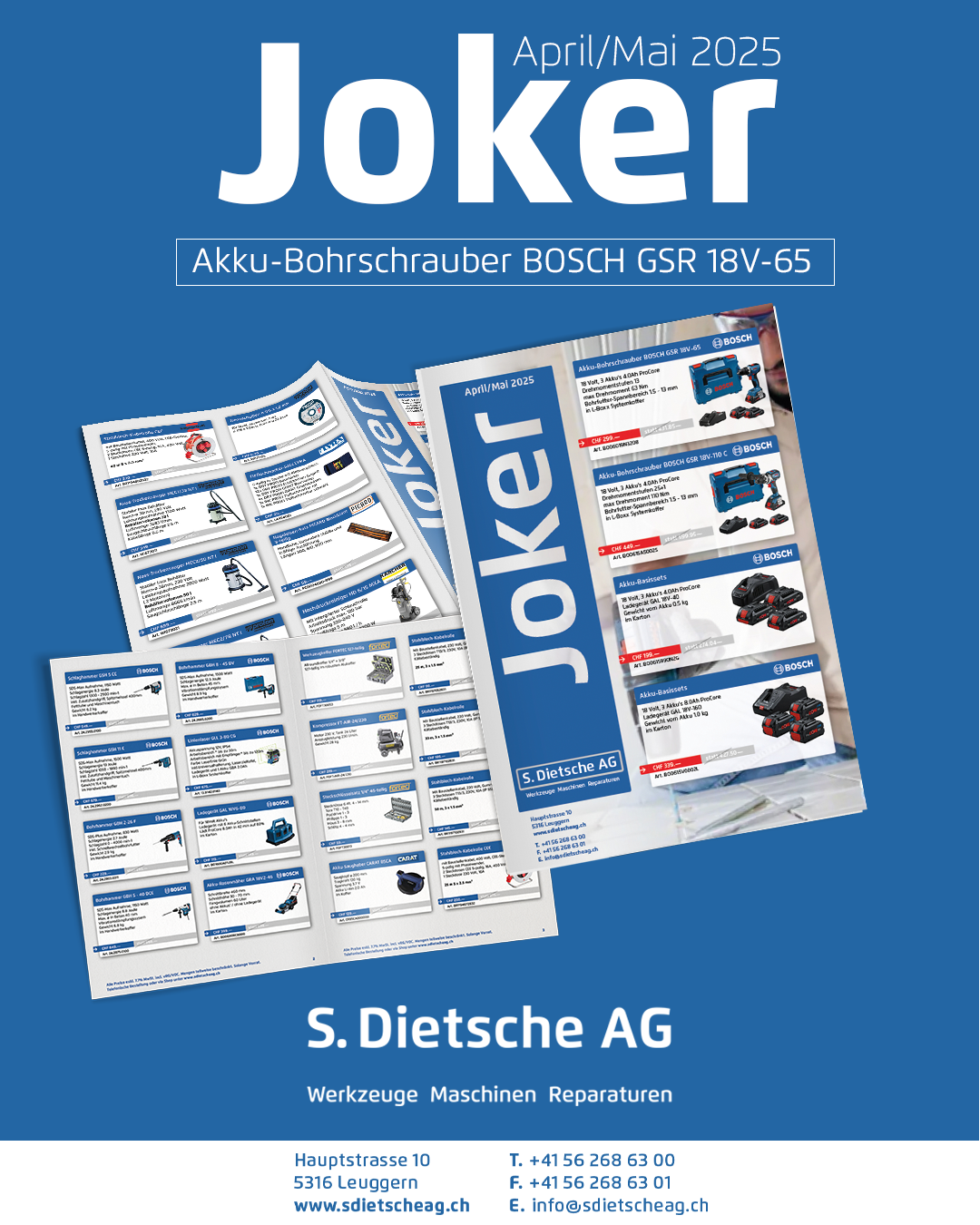 Joker catalogue print design